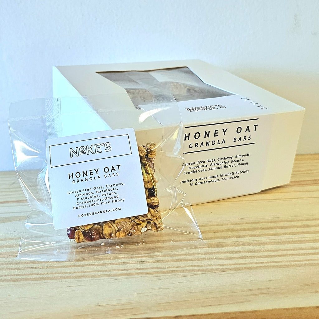 Honey Oat Granola Bars